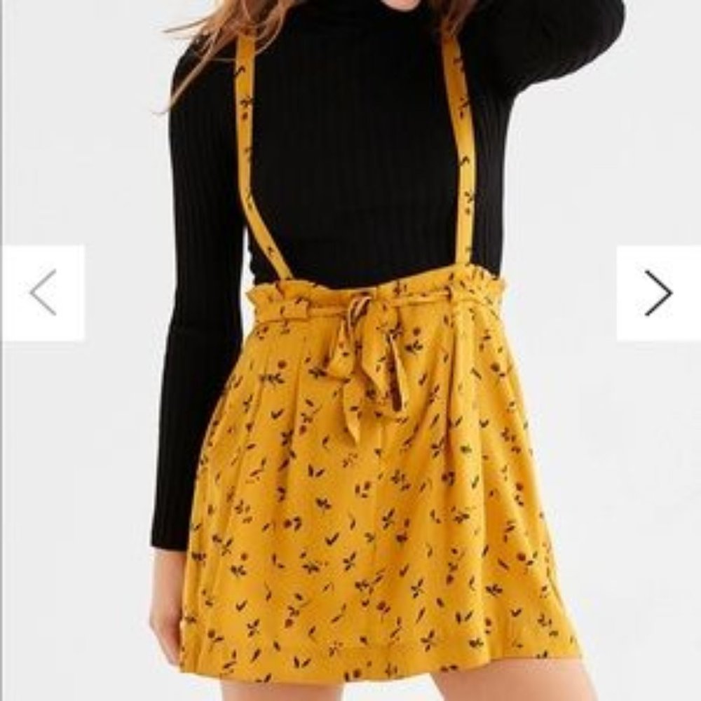 Urban Outfitters Skirt with Suspenders